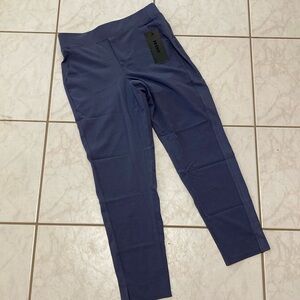 RBX Blue Ribbed Ankle Pants